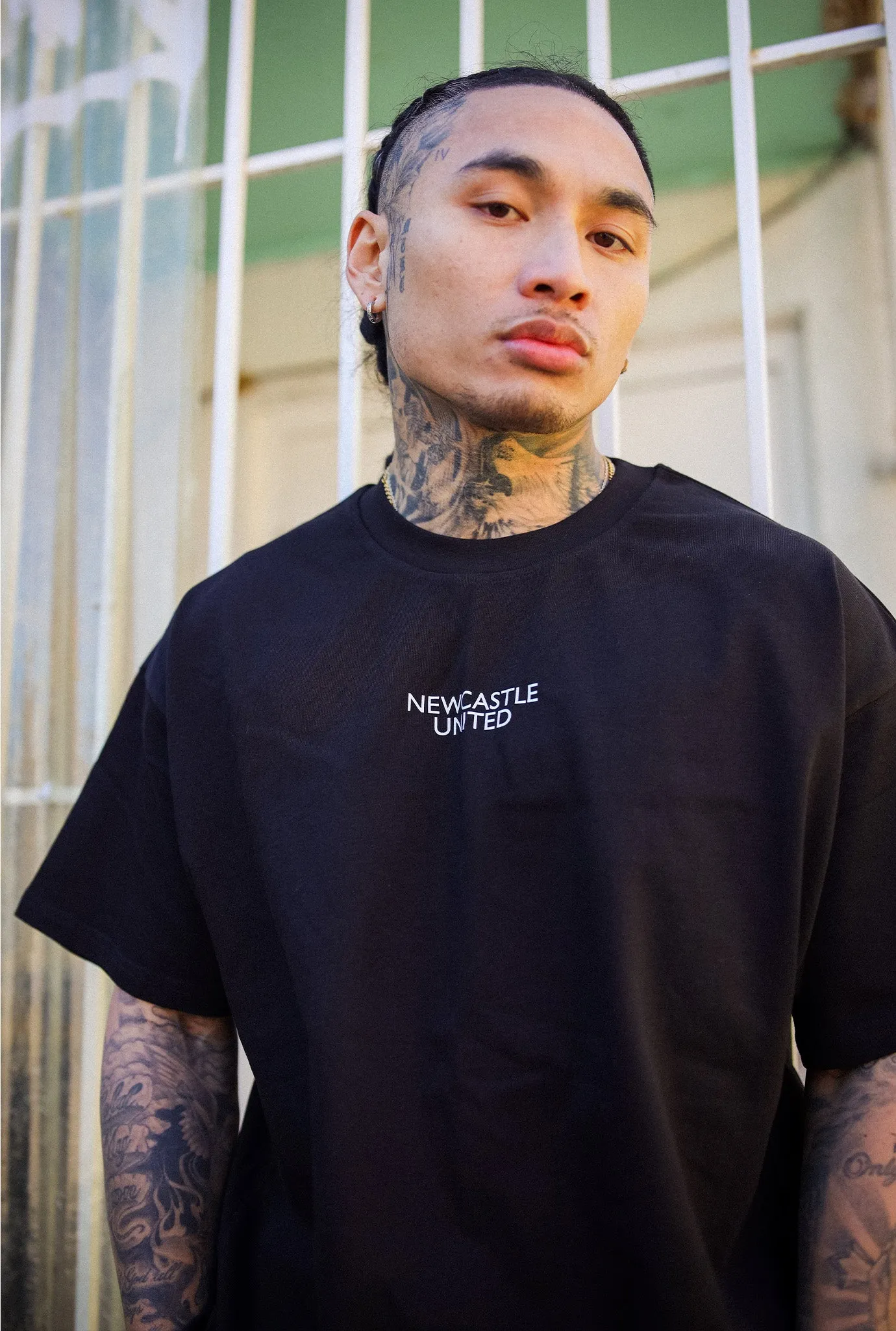 Newcastle United Essentials Heavyweight T-Shirt - Black sold by Peace-Collective product image thumbnail 4