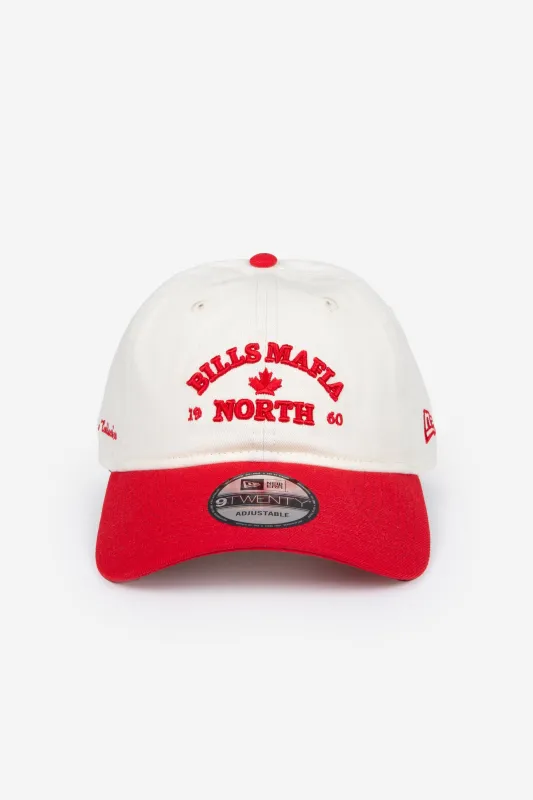 Buffalo Bills Mafia 9TWENTY Adjustable Cap - Ivory / Red made by New Era