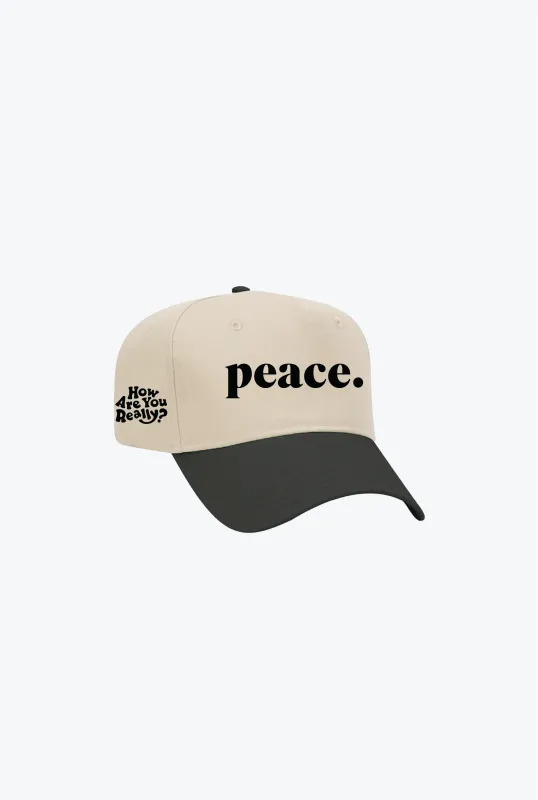 Peace How Are You Really 9FORTY Adjustable Cap - Black sold by Peace-Collective