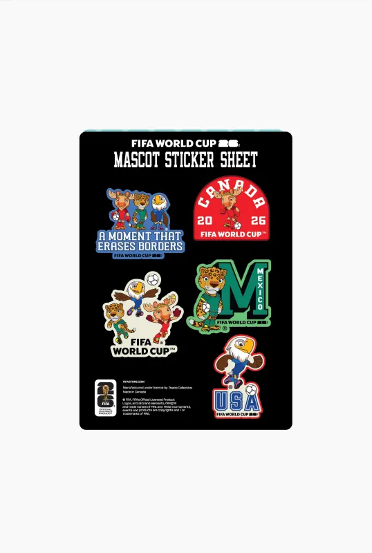 FIFA World Cup 2026™ Mascots Sticker - Multicolour made by Peace-Collective