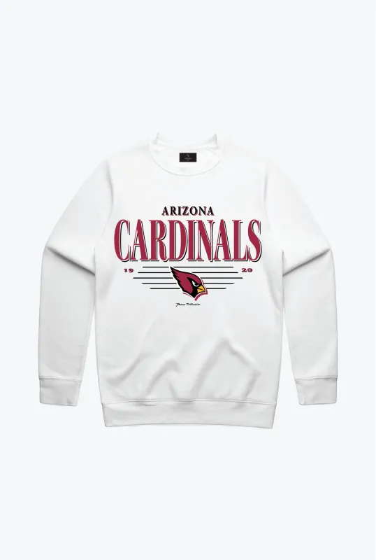 Arizona Cardinals Vintage Crewneck - White made by Peace-Collective