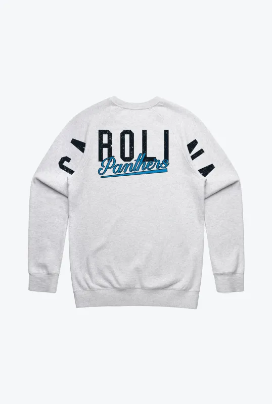 Carolina Panthers Spirit Crewneck - Ash sold by Peace-Collective