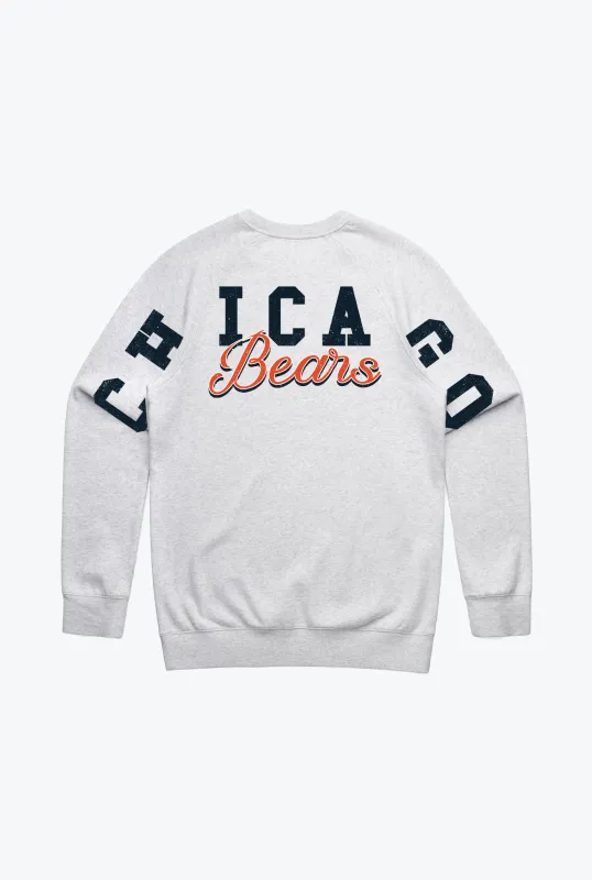 Chicago Bears Spirit Crewneck - Ash sold by Peace-Collective