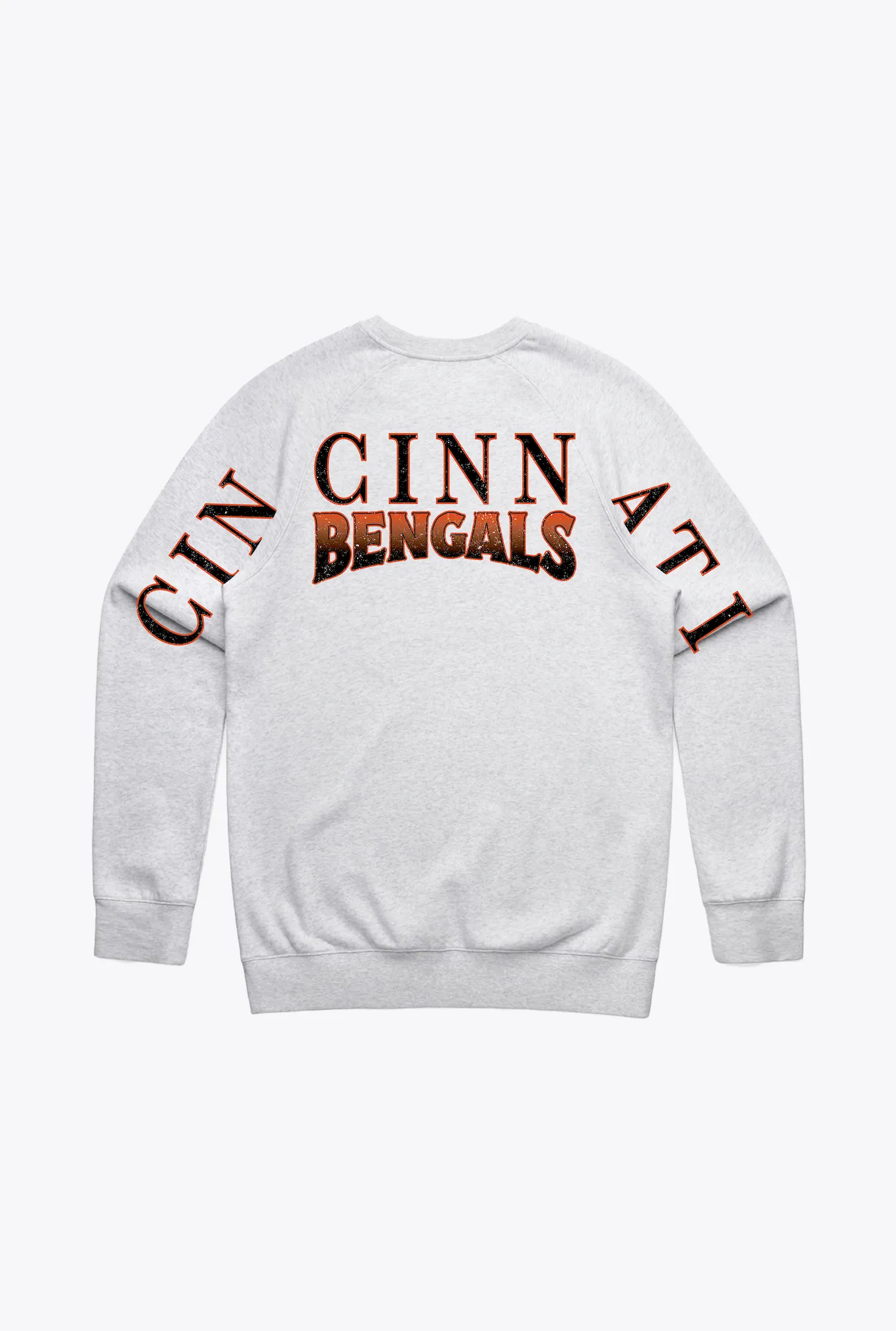 Cincinnati Bengals Spirit Crewneck - Ash sold by Peace-Collective