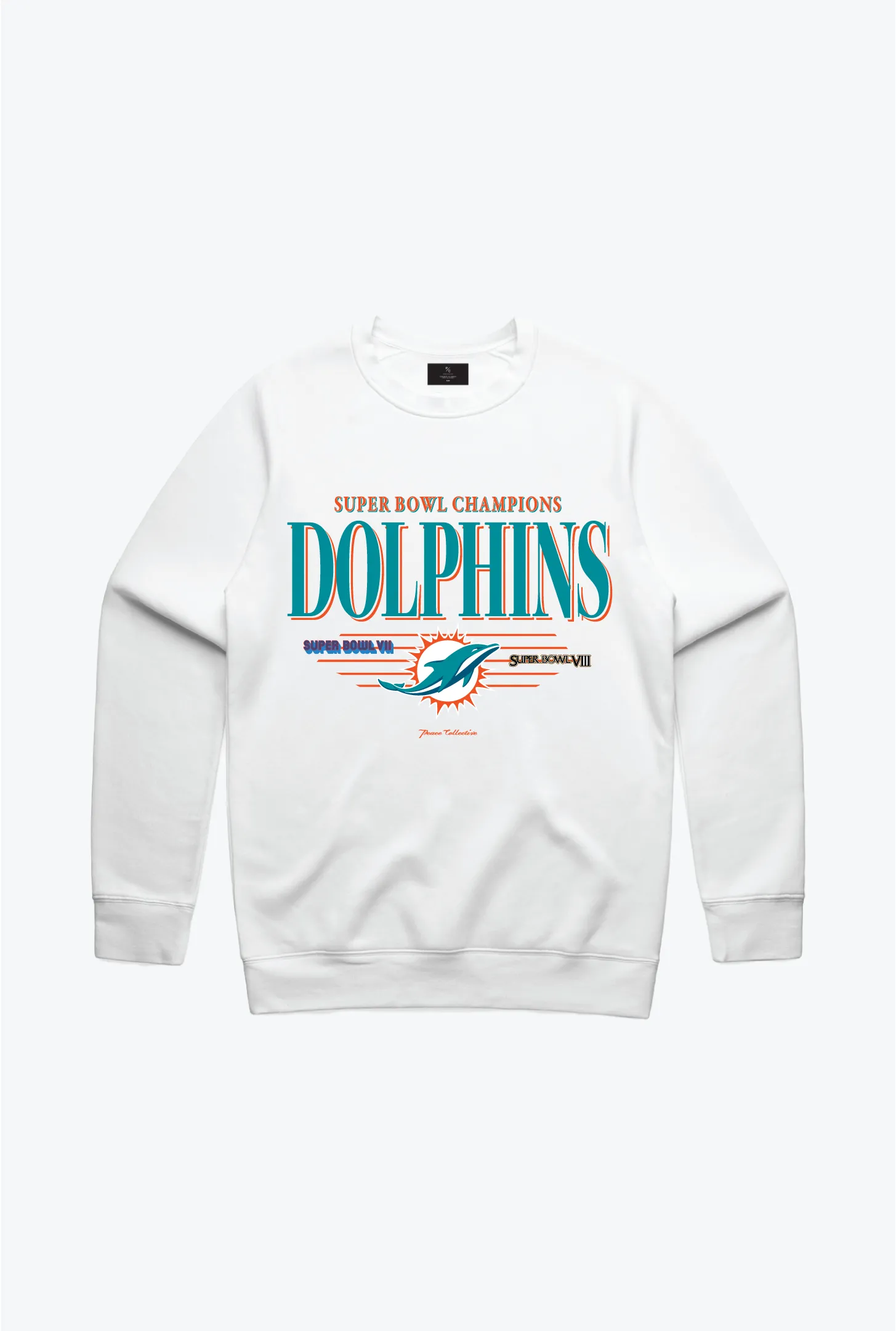 Miami Dolphins Vintage Crewneck - White sold by Peace-Collective