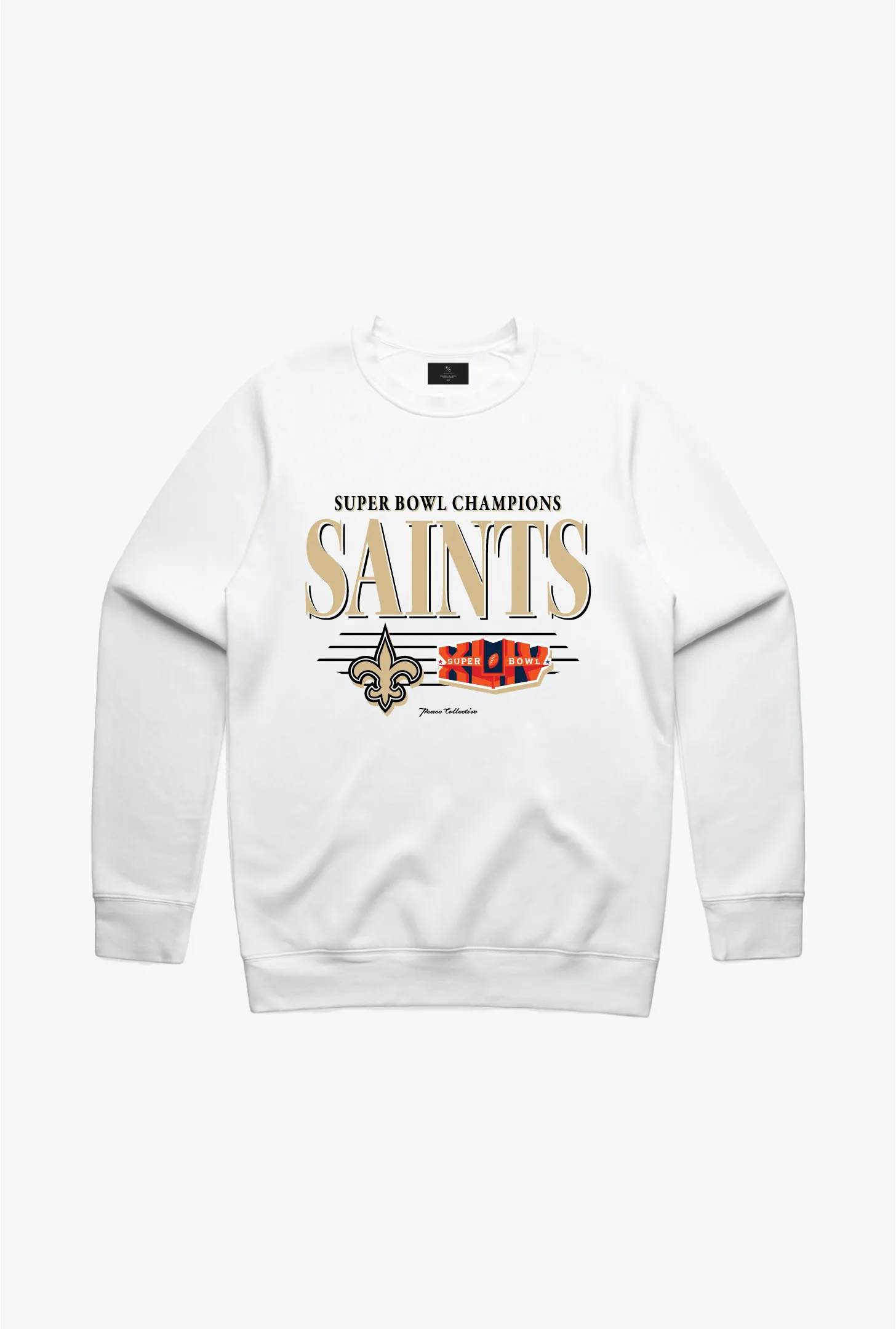 New Orleans Saints Vintage Crewneck - White sold by Peace-Collective