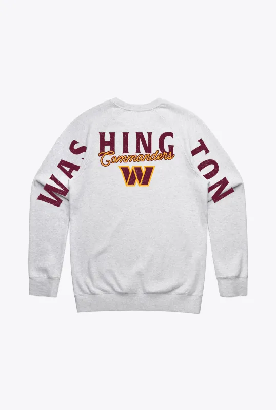 Washington Commanders Spirit Crewneck - Ash sold by Peace-Collective