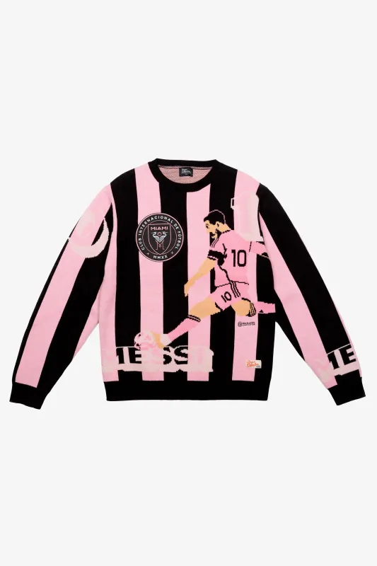 Lionel Messi Knit Sweater - Black sold by Peace-Collective