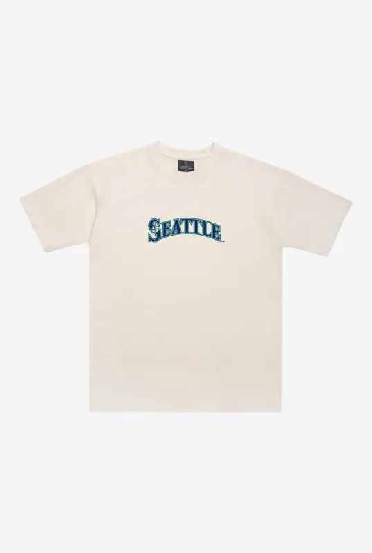 Seattle Mariners Heavyweight T-Shirt - Natural sold by Peace-Collective