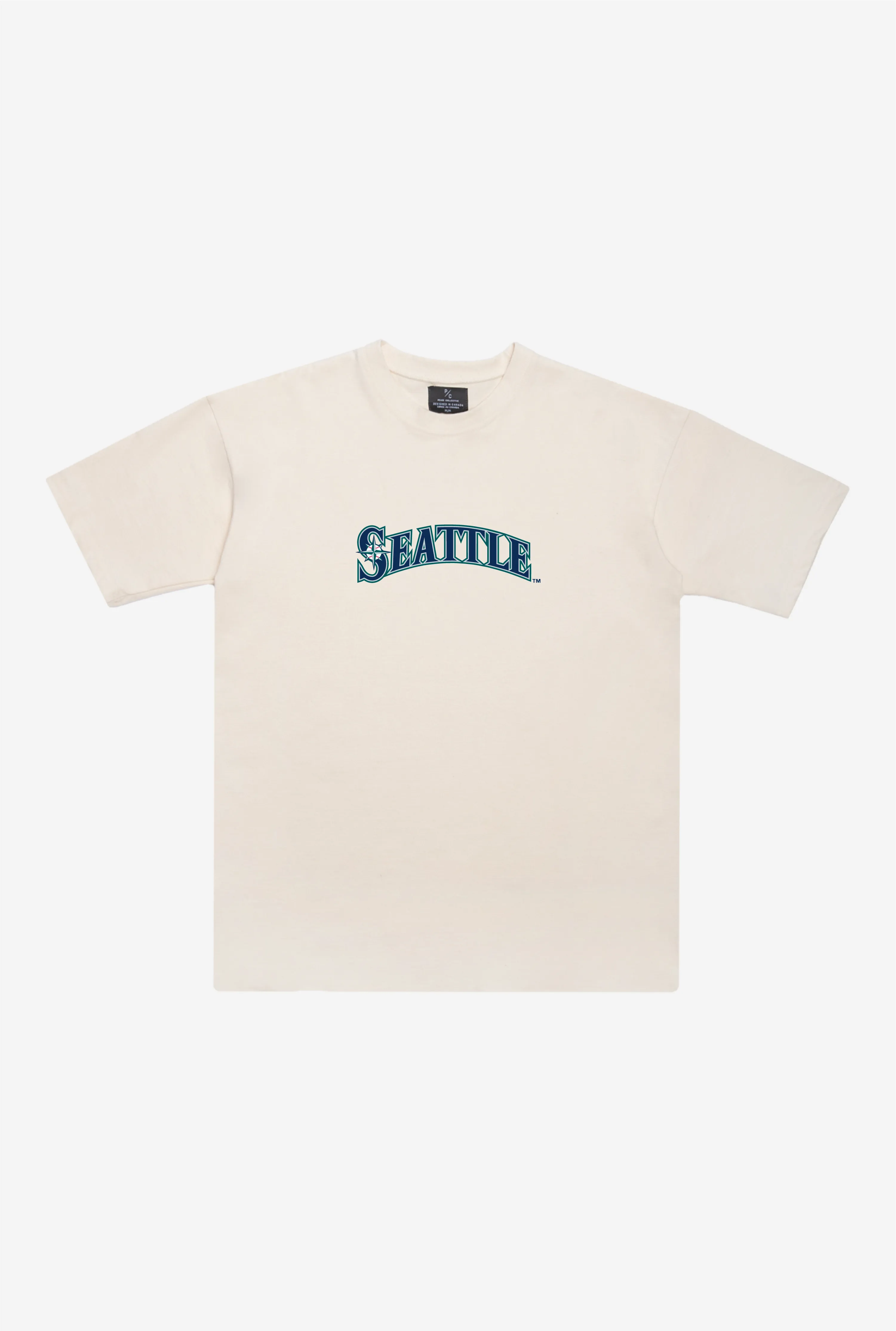 Seattle Mariners Heavyweight T-Shirt - Natural sold by Peace-Collective
