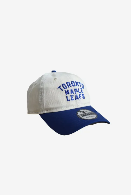 Toronto Maple Leafs Stacked 9TWENTY Adjustable Cap - Royal made by New Era