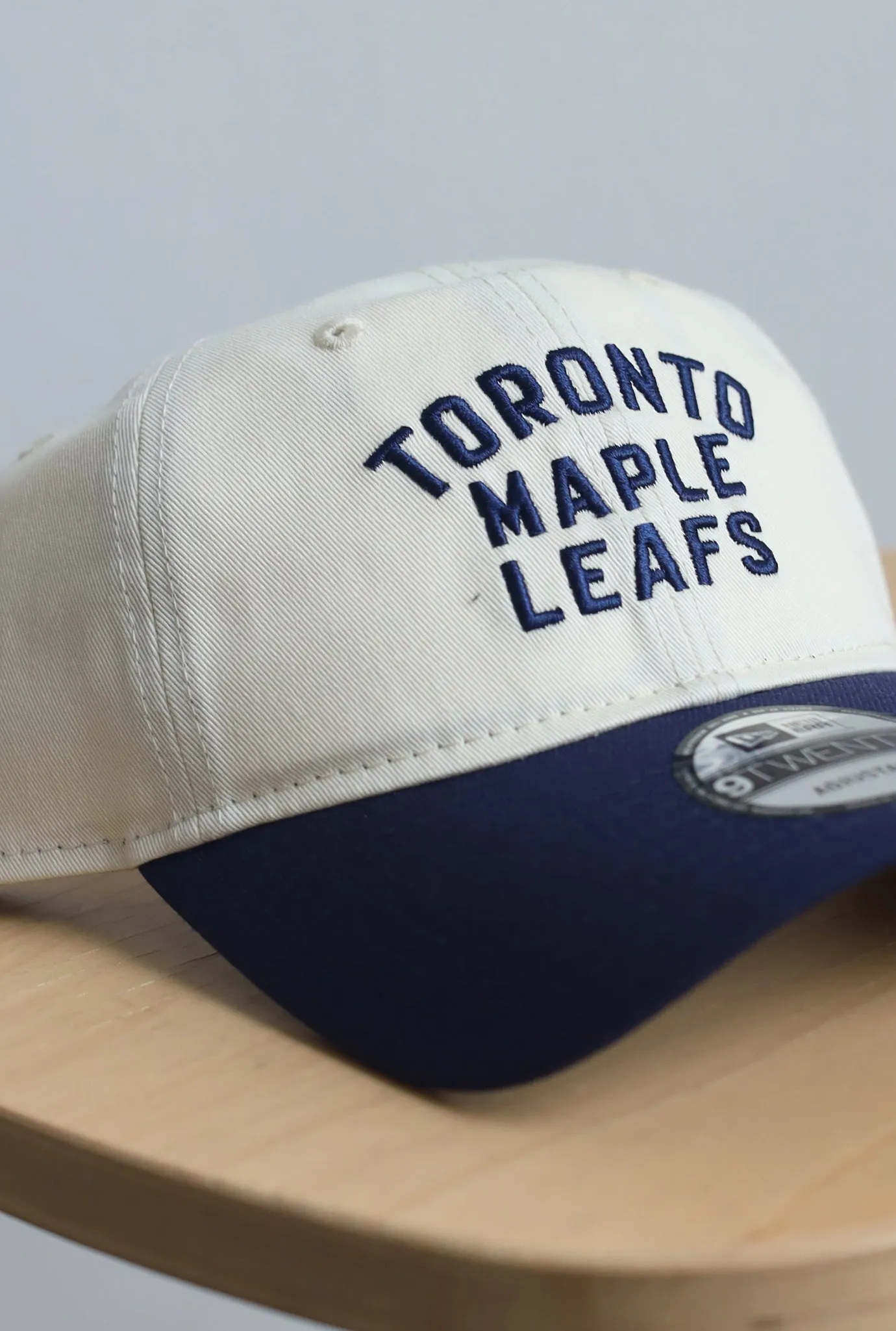 Toronto Maple Leafs Stacked 9TWENTY Adjustable Cap - Navy sold by Peace-Collective product image thumbnail 2