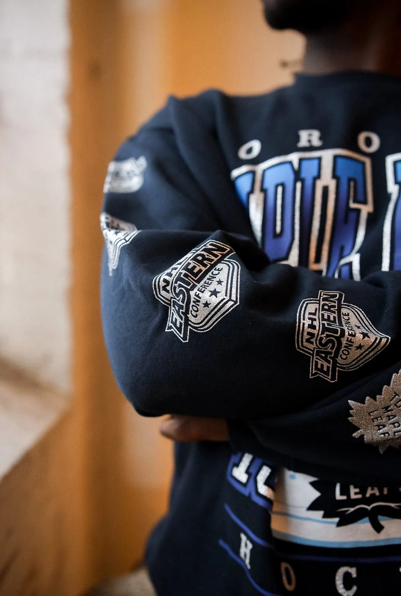 Toronto Maple Leafs Oversized Crewneck - Black sold by Peace-Collective product image thumbnail 3