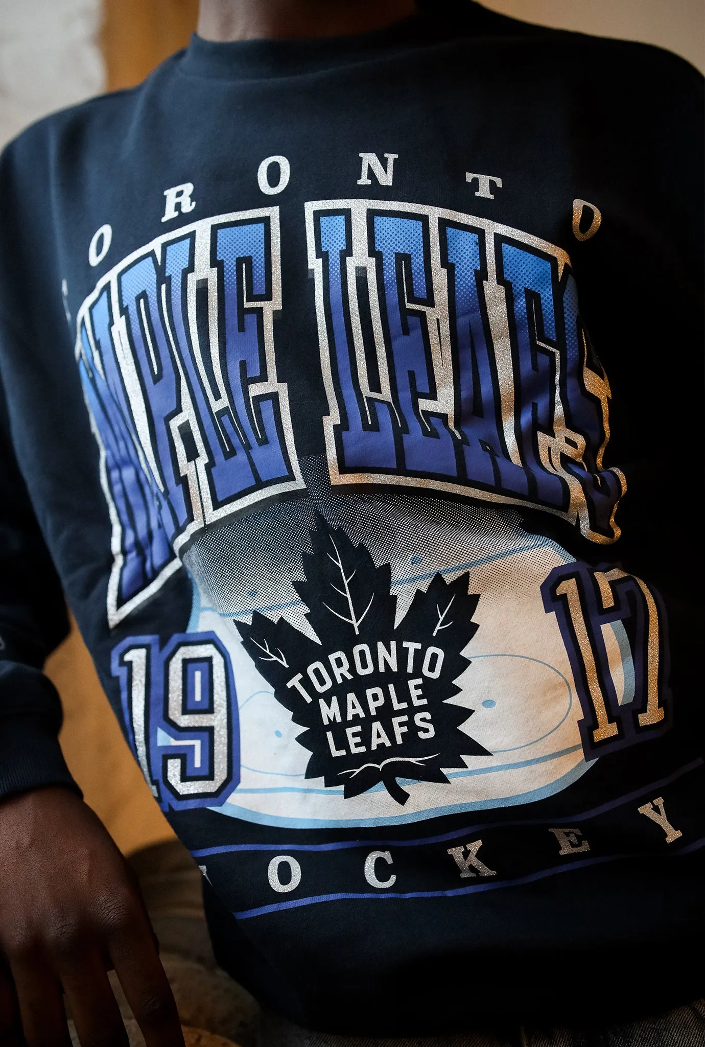 Toronto Maple Leafs Oversized Crewneck - Black sold by Peace-Collective product image thumbnail 2