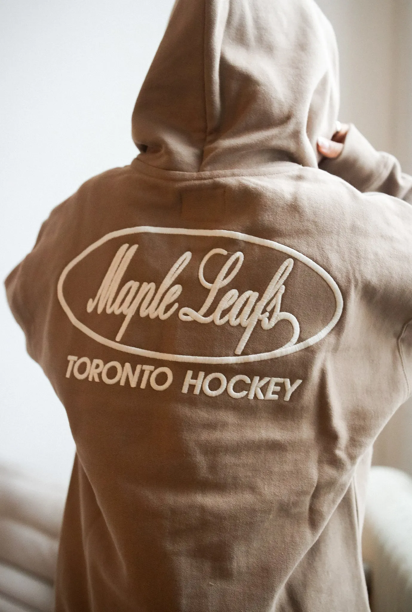Toronto Maple Leafs Triple Foundation Hoodie - Brown sold by Peace-Collective