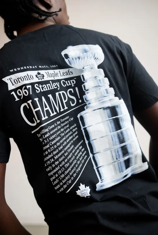 Toronto Maple Leafs Front Page T-Shirt sold by Peace-Collective