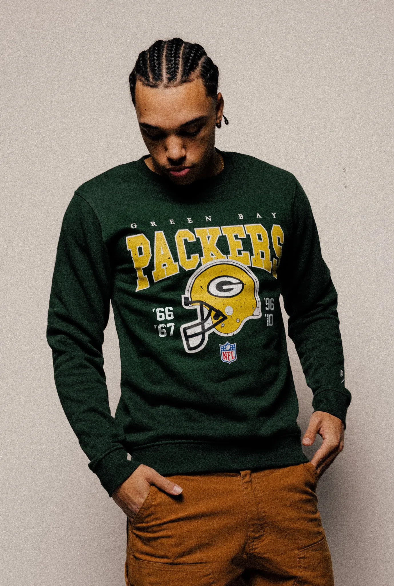 Green Bay Packers Vintage Crewneck - Forest Green sold by Peace-Collective product image thumbnail 4
