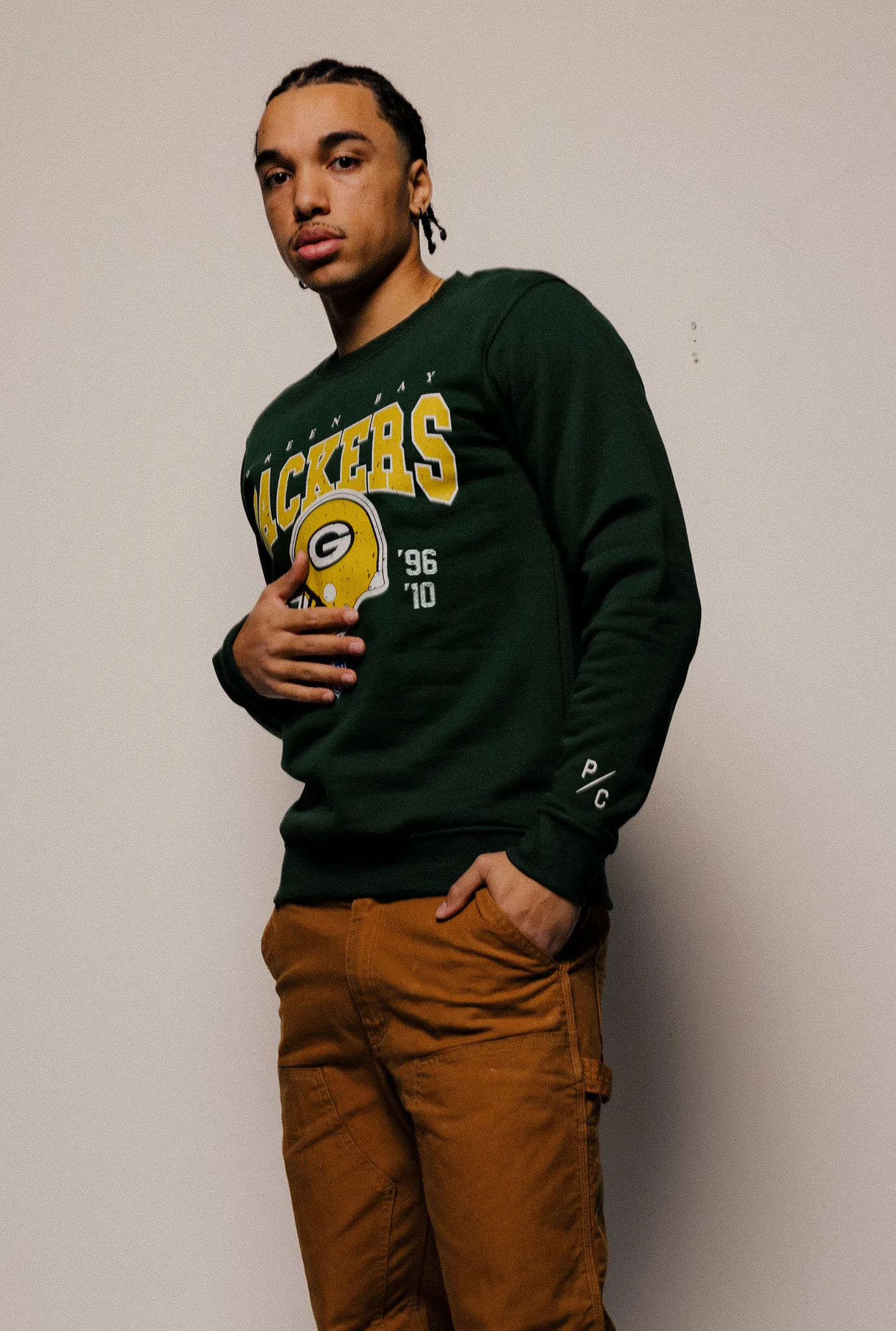 Green Bay Packers Vintage Crewneck - Forest Green sold by Peace-Collective product image thumbnail 5