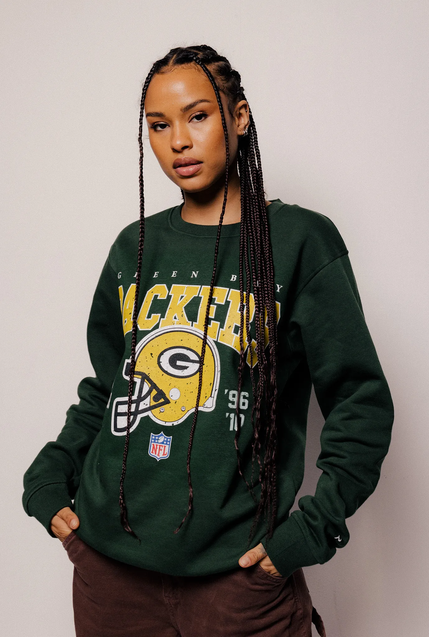 Green Bay Packers Vintage Crewneck - Forest Green sold by Peace-Collective product image thumbnail 2