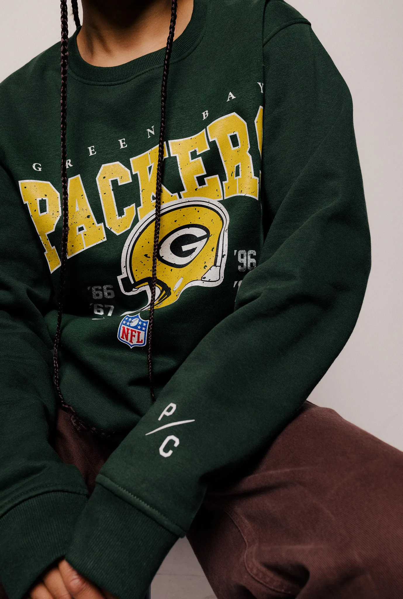 Green Bay Packers Vintage Crewneck - Forest Green sold by Peace-Collective product image thumbnail 3