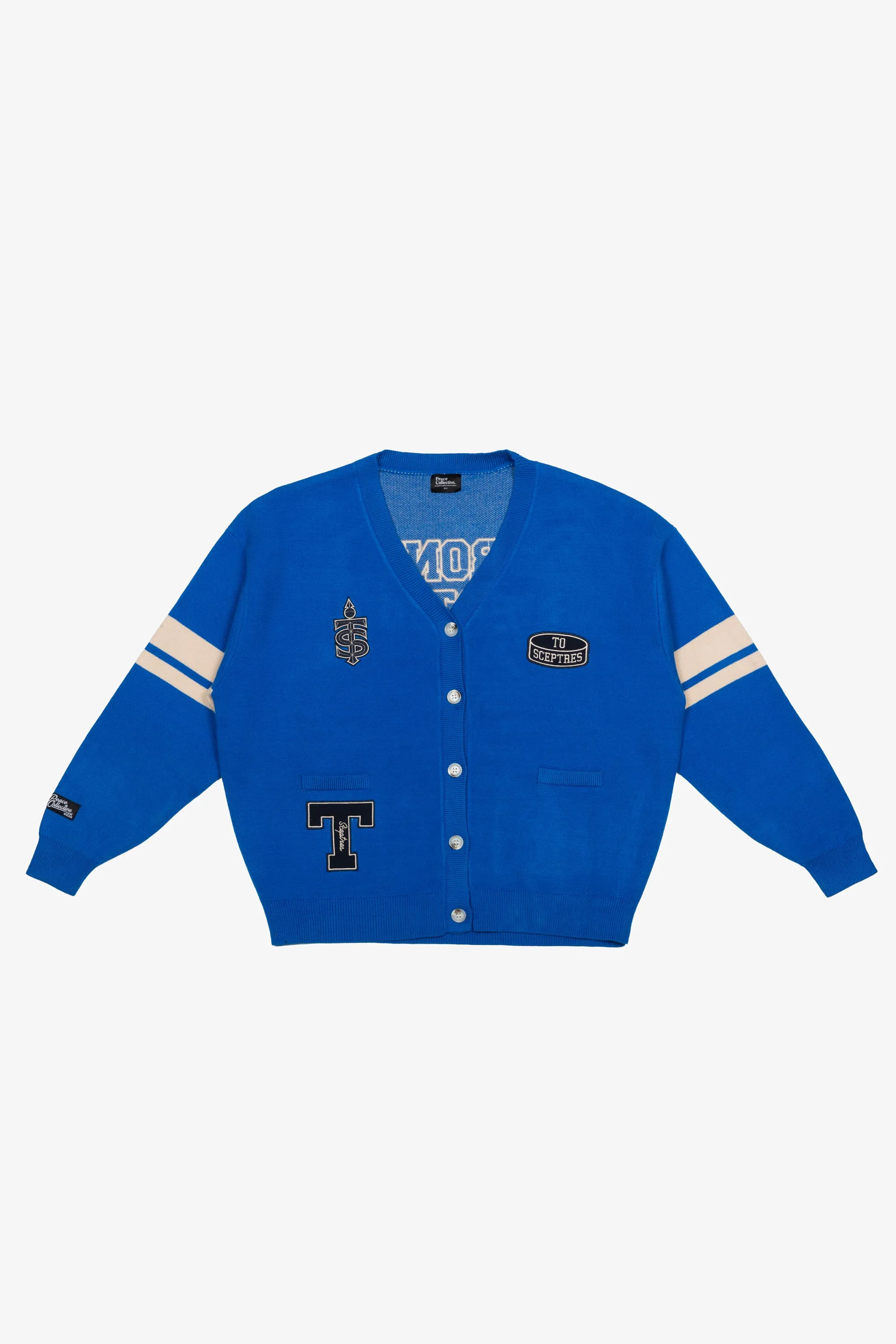 Toronto Sceptres Knit Cardigan - Royal sold by Peace-Collective