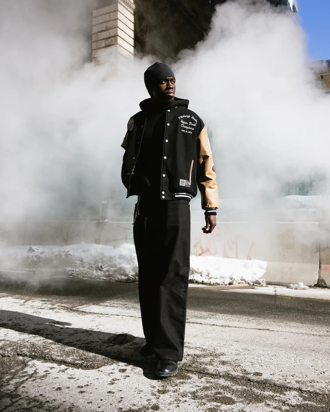 Super Bowl 1979 Pittsburgh Steelers vs. Dallas Cowboys Varsity Jacket - Black sold by Peace-Collective product image thumbnail 2
