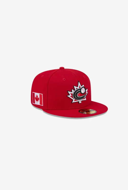 Canada 2026 World Baseball Classic 59FIFTY Fitted Cap - Red sold by Peace-Collective