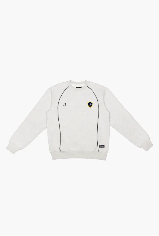 Los Angeles Galaxy Heavyweight Piping Crewneck - Ash made by Peace-Collective