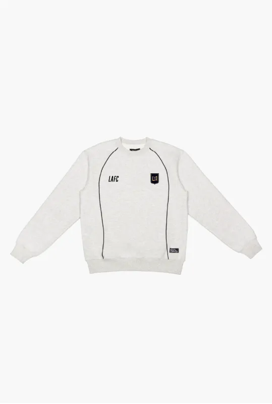 Los Angeles FC Heavyweight Piping Crewneck - Ash made by Peace-Collective