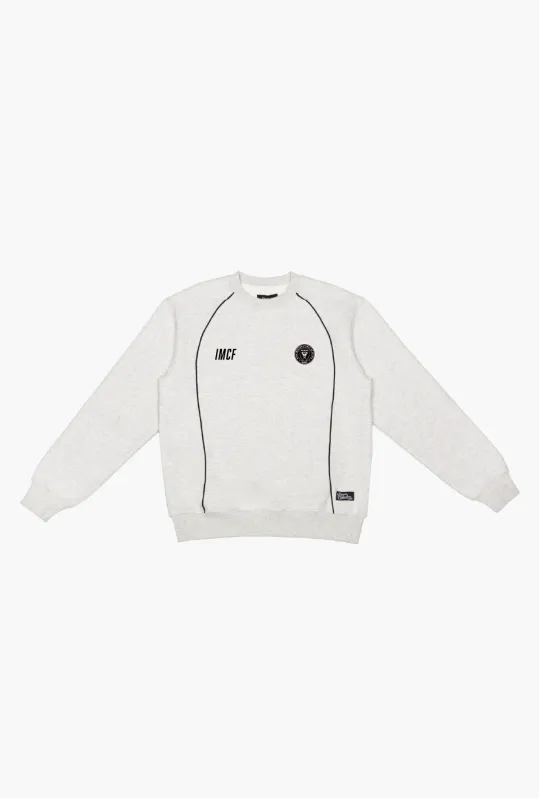 Inter Miami CF Heavyweight Piping Crewneck - Ash made by Peace-Collective