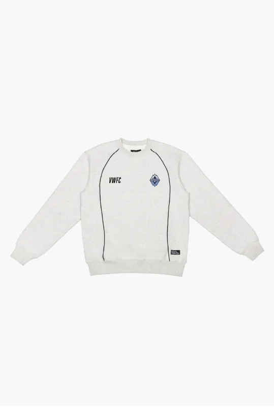 Vancouver Whitecaps FC Heavyweight Piping Crewneck - Ash made by Peace-Collective