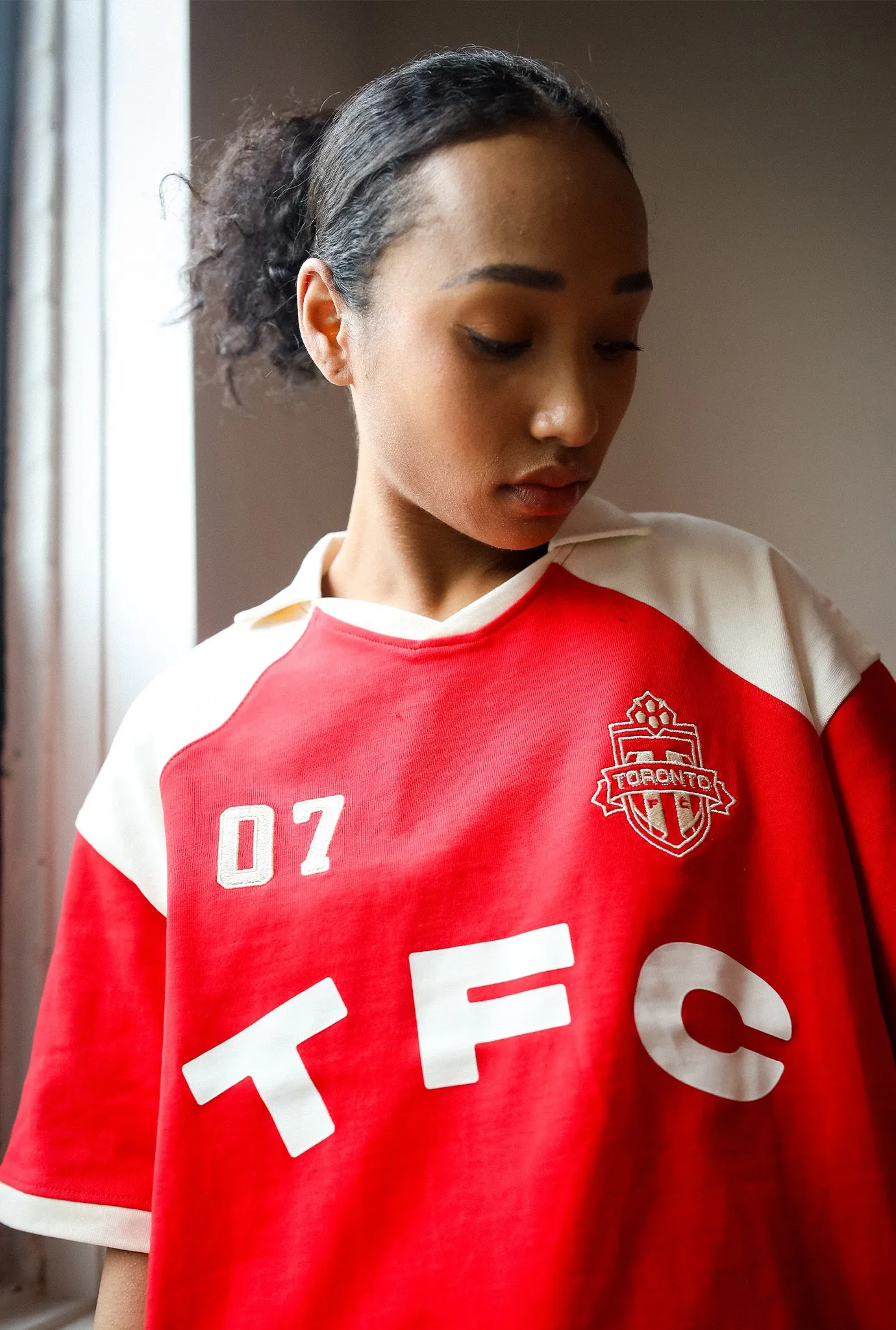 Toronto FC Colour Block Soccer Jersey - Red / Ivory sold by Peace-Collective product image thumbnail 2