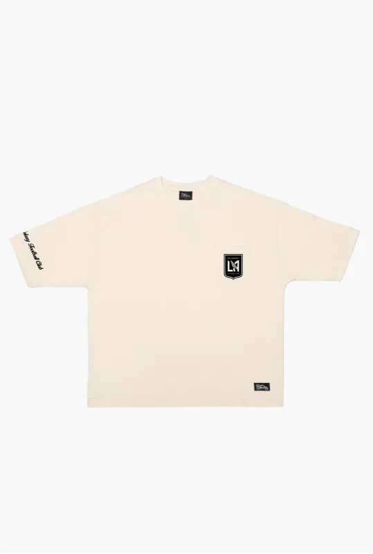 Los Angeles FC Preppy Heavyweight Pocket T-Shirt - Ivory sold by Peace-Collective
