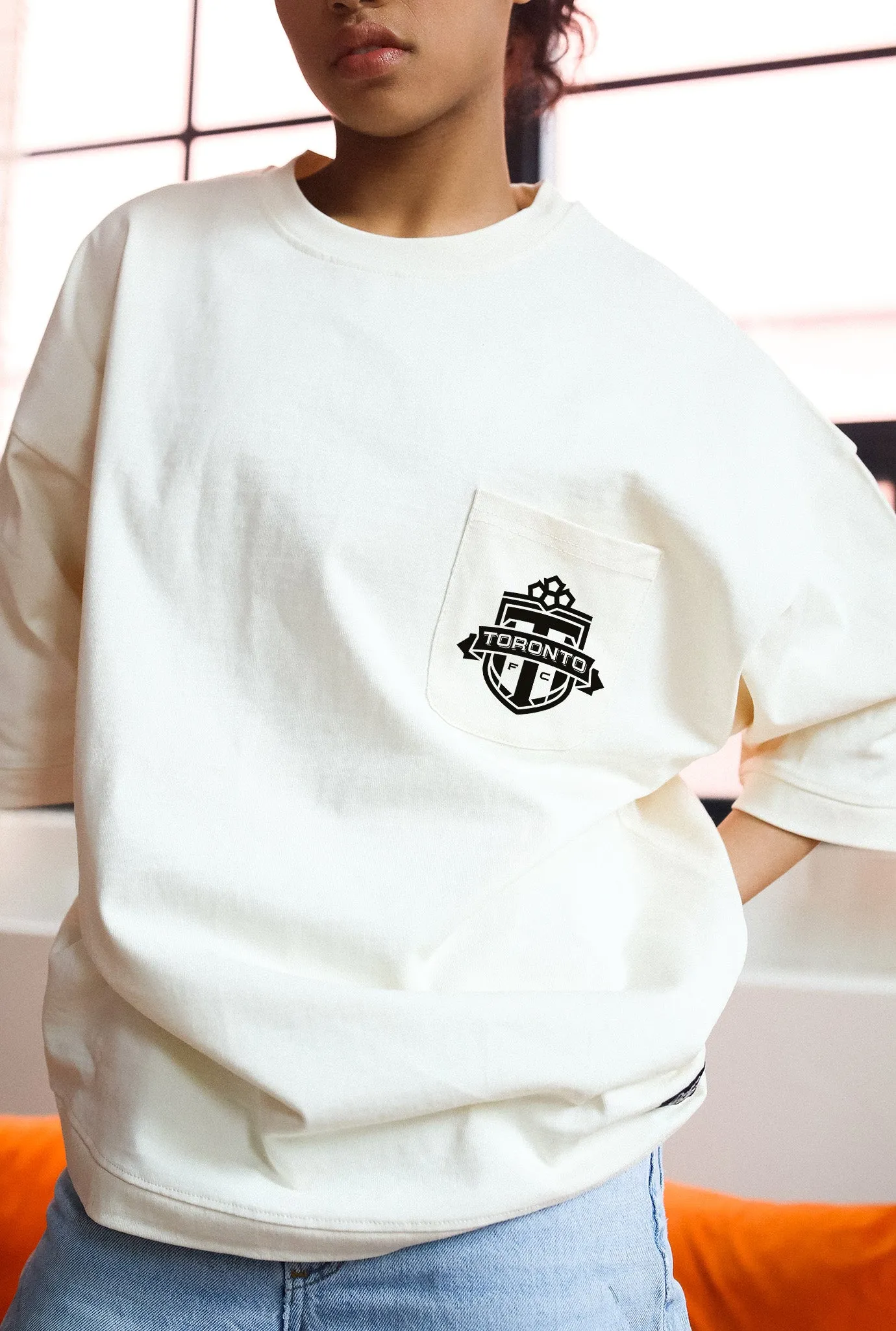 Toronto FC Preppy Heavyweight Pocket T-Shirt - Ivory sold by Peace-Collective product image thumbnail 2