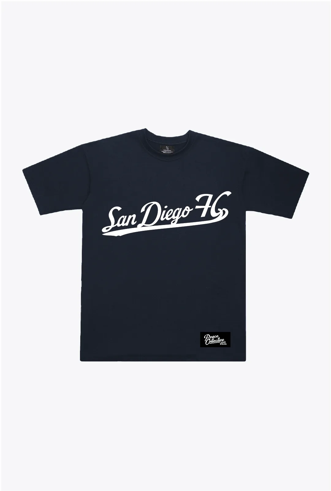 San Diego FC Spirit Heavyweight T-Shirt - Navy sold by Peace-Collective