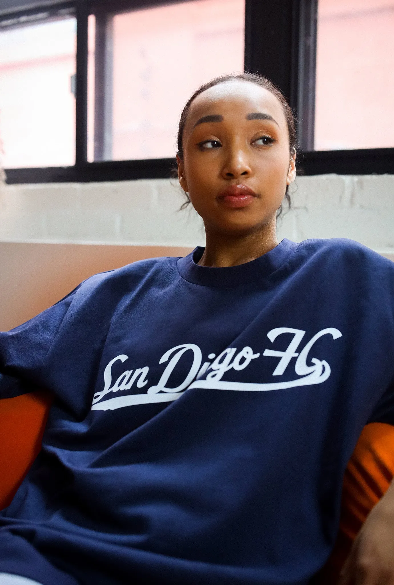 San Diego FC Spirit Heavyweight T-Shirt - Navy sold by Peace-Collective product image thumbnail 3