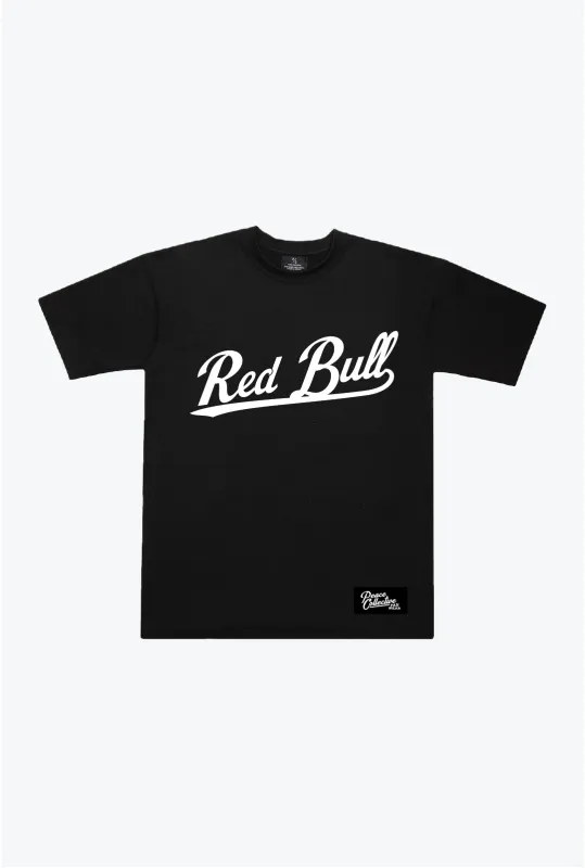 New York Red Bulls Spirit Heavyweight T-Shirt - Black made by Peace-Collective