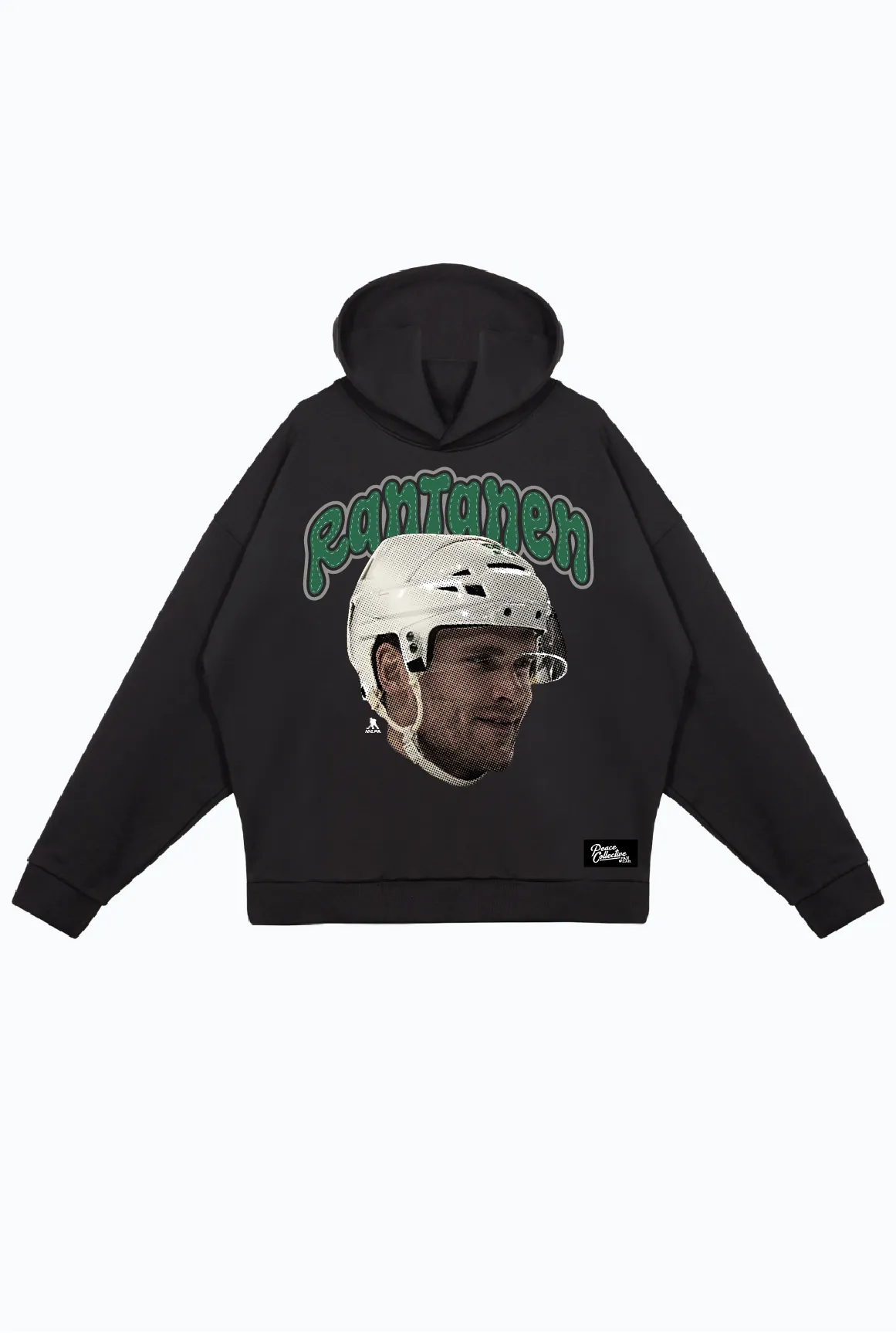 Mikko Rantanen Relaxed Hoodie - Black sold by Peace-Collective