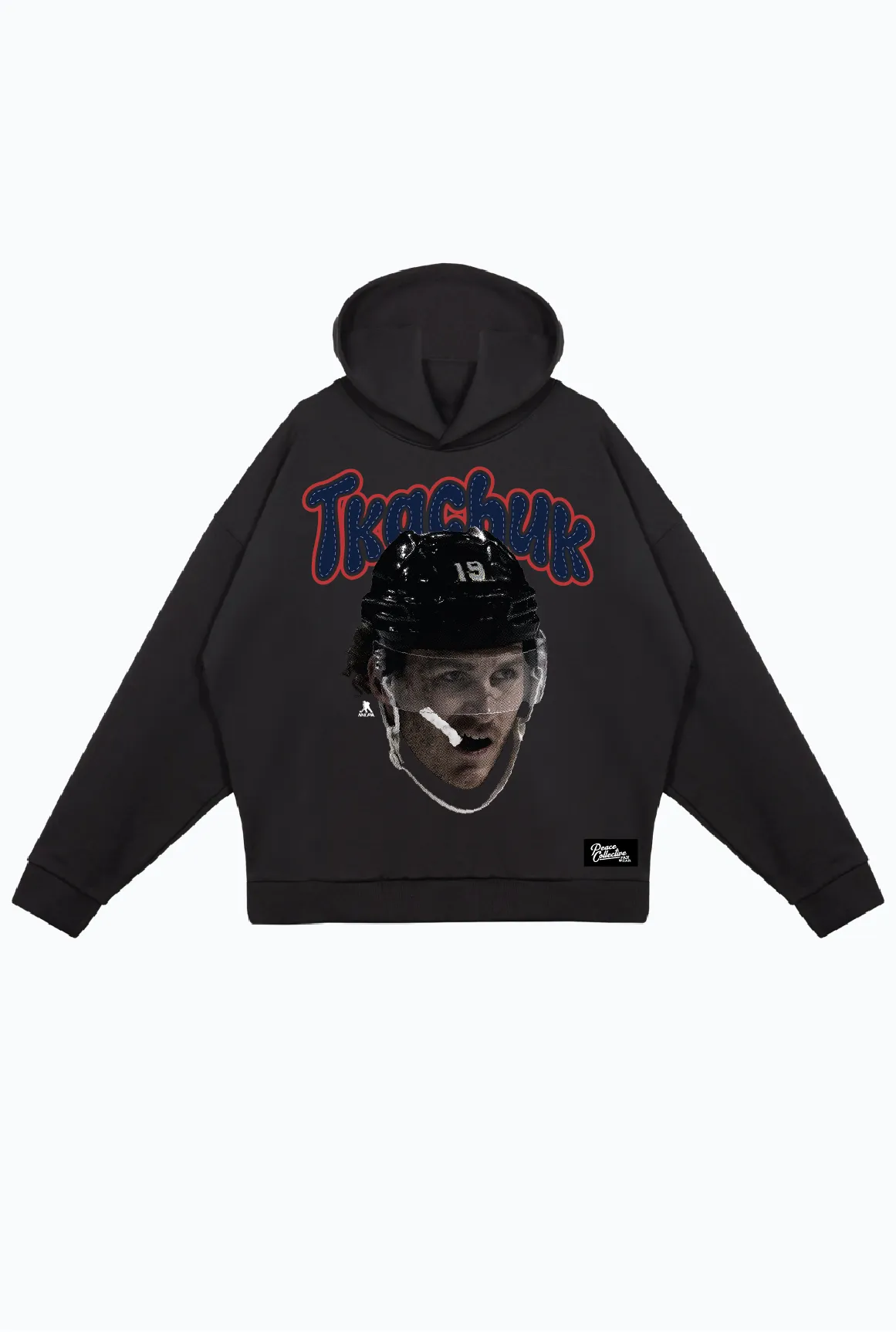 Matthew Tkachuk Relaxed Hoodie - Black sold by Peace-Collective