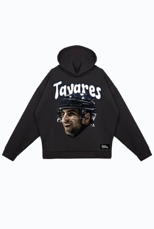 John Tavares Relaxed Hoodie - Black made by Peace-Collective