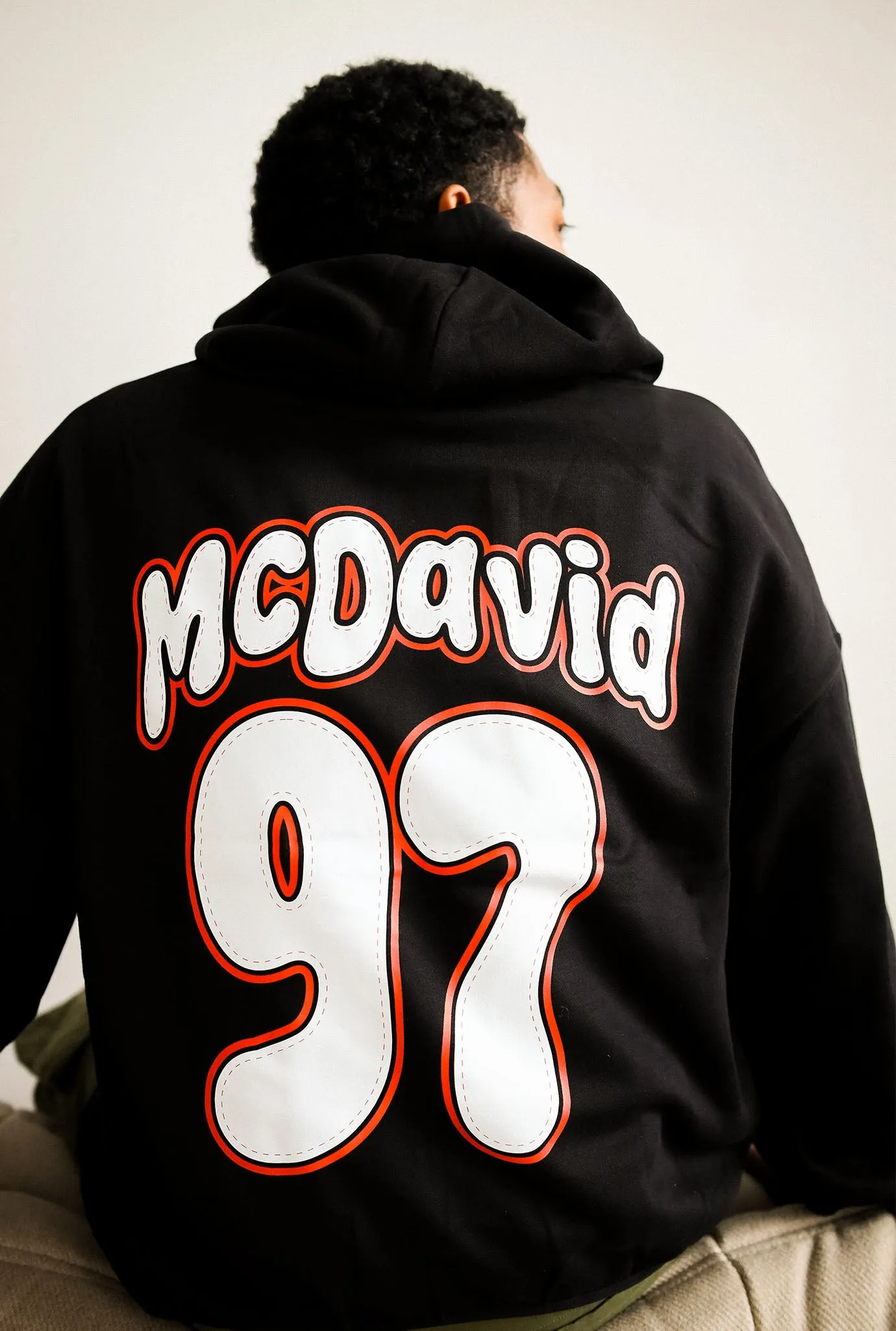 Connor McDavid Relaxed Hoodie - Black sold by Peace-Collective product image thumbnail 3