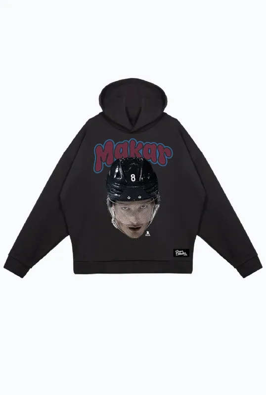 Cale Makar Relaxed Hoodie - Black made by Peace-Collective