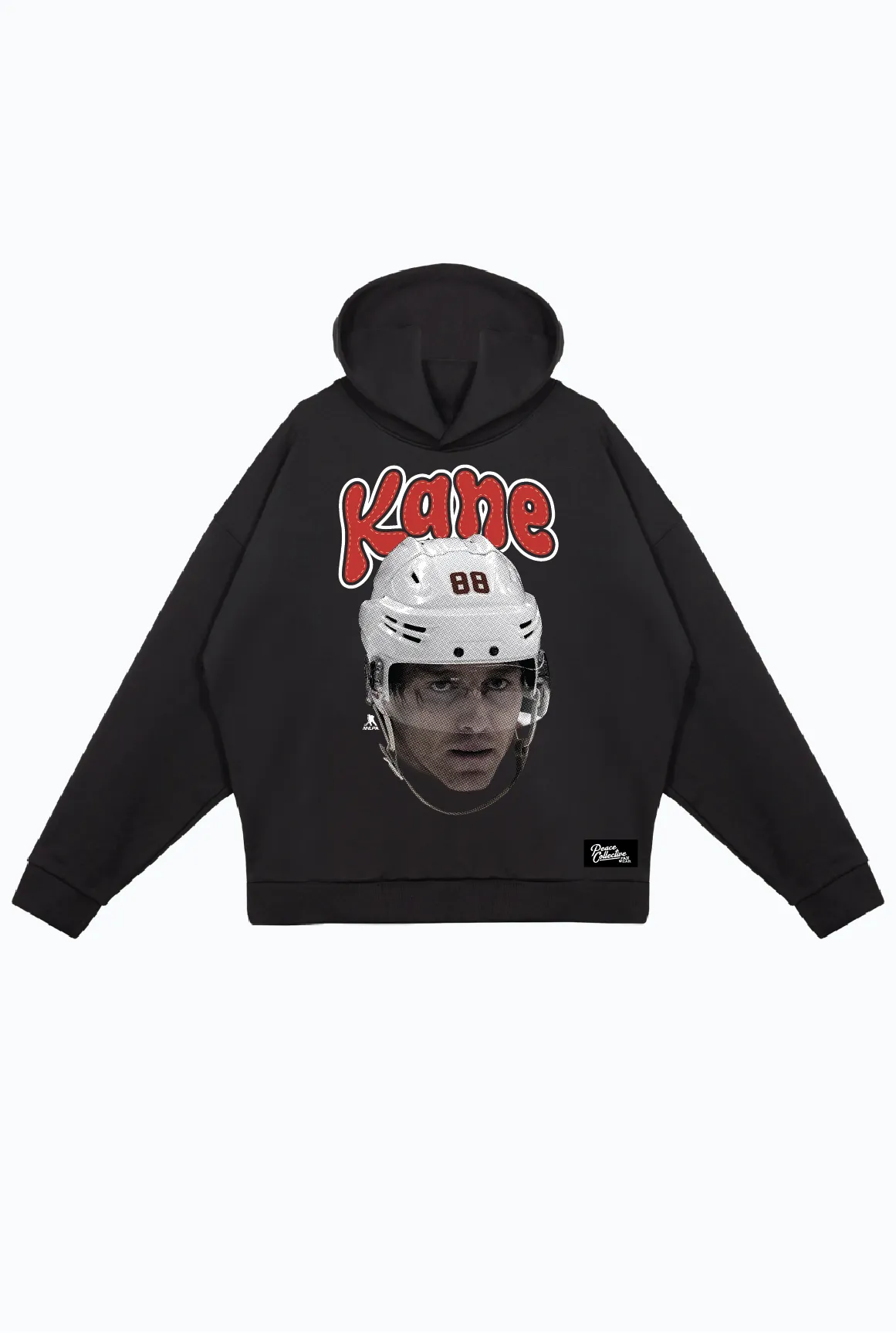 Patrick Kane Relaxed Hoodie - Black sold by Peace-Collective