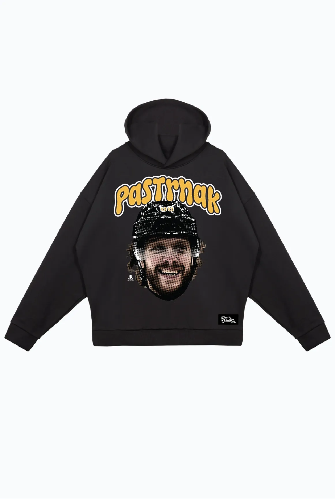 David Pastrnak Relaxed Hoodie - Black sold by Peace-Collective