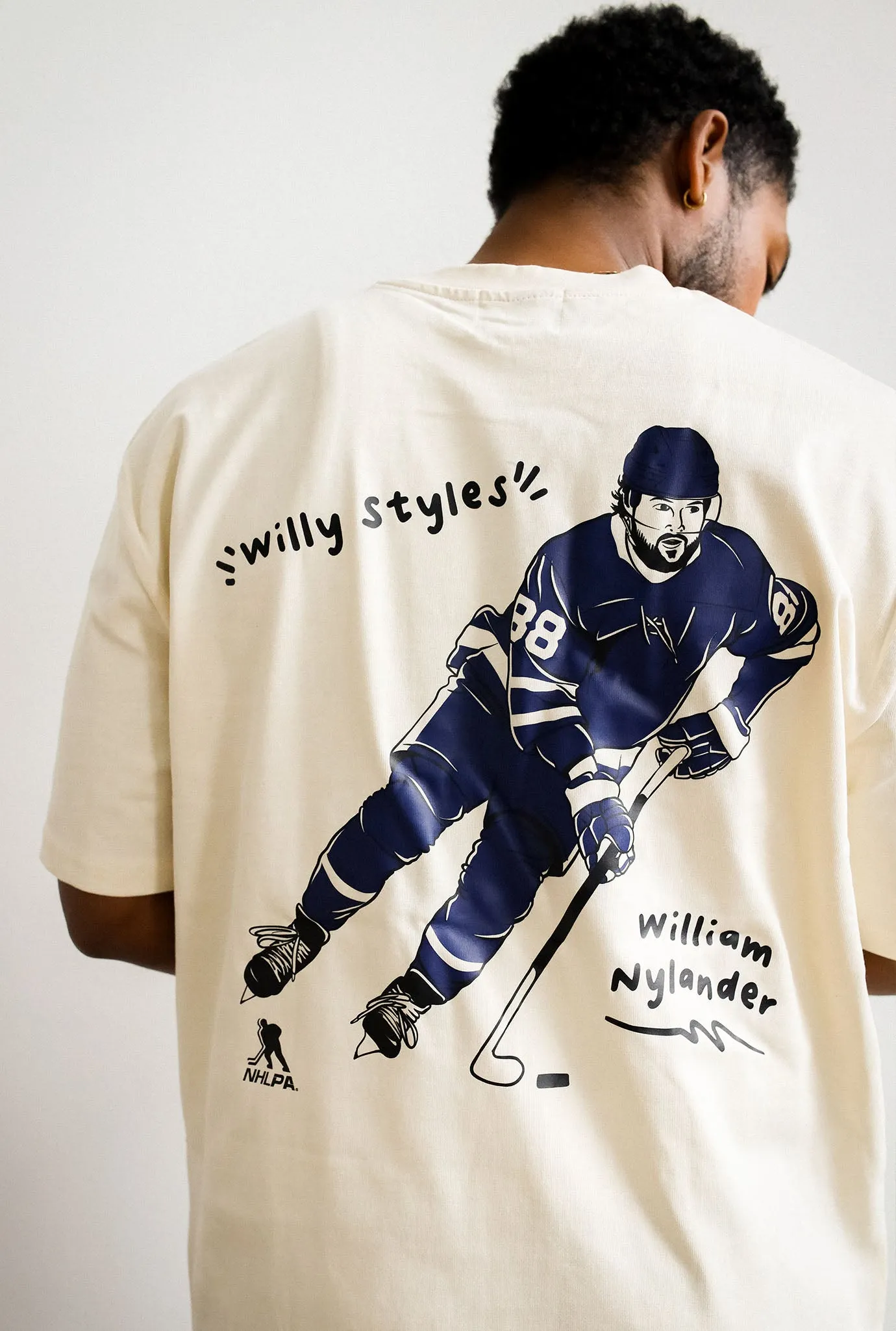William Nylander Heavyweight T-Shirt - Ivory sold by Peace-Collective product image thumbnail 4