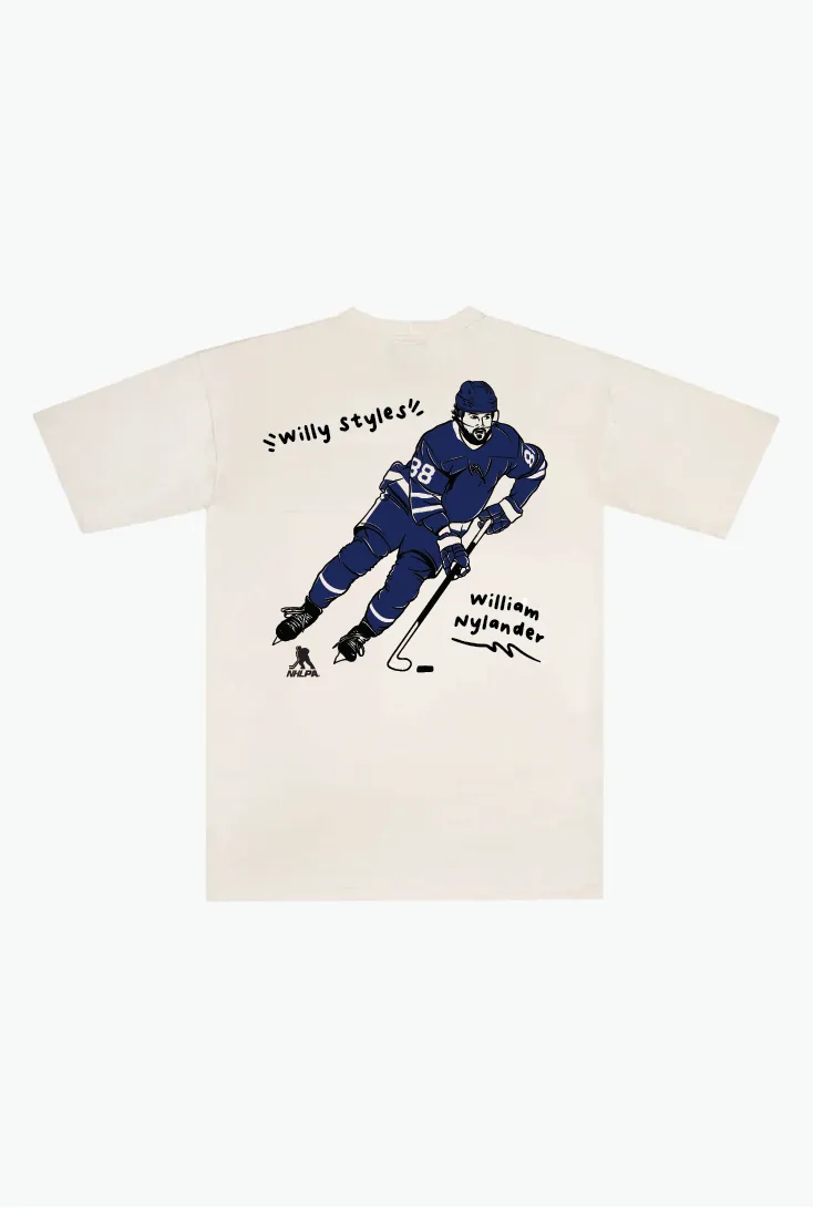 William Nylander Heavyweight T-Shirt - Ivory sold by Peace-Collective
