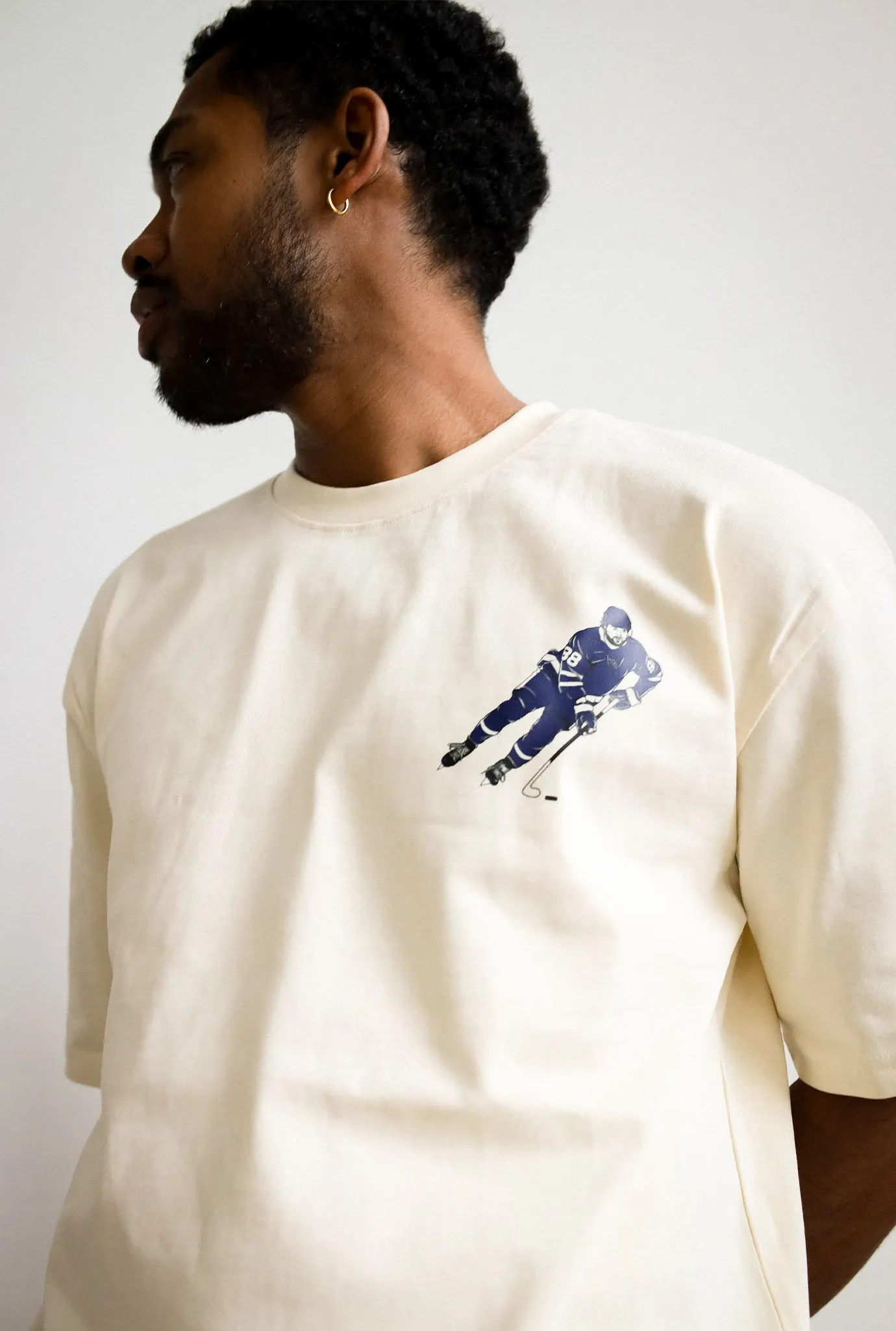 William Nylander Heavyweight T-Shirt - Ivory sold by Peace-Collective product image thumbnail 3