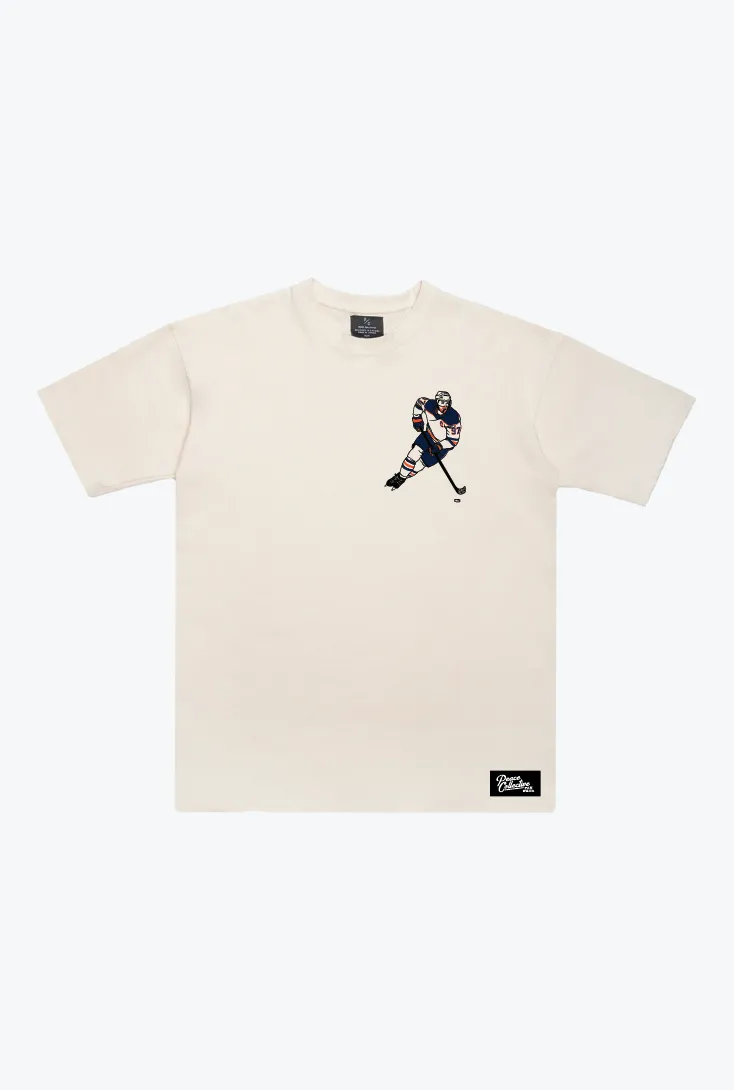 Connor McDavid Heavyweight T-Shirt - Ivory sold by Peace-Collective product image thumbnail 2