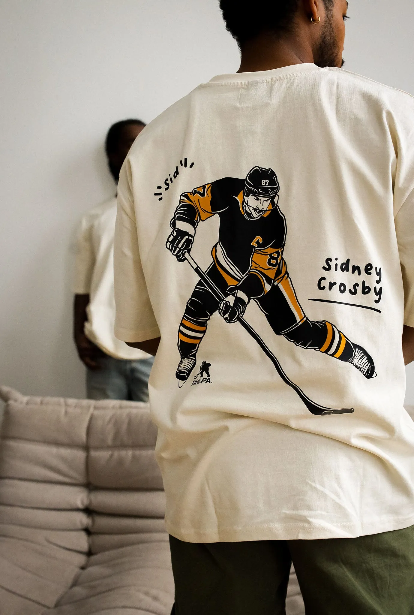 Connor McDavid Heavyweight T-Shirt - Ivory sold by Peace-Collective product image thumbnail 3