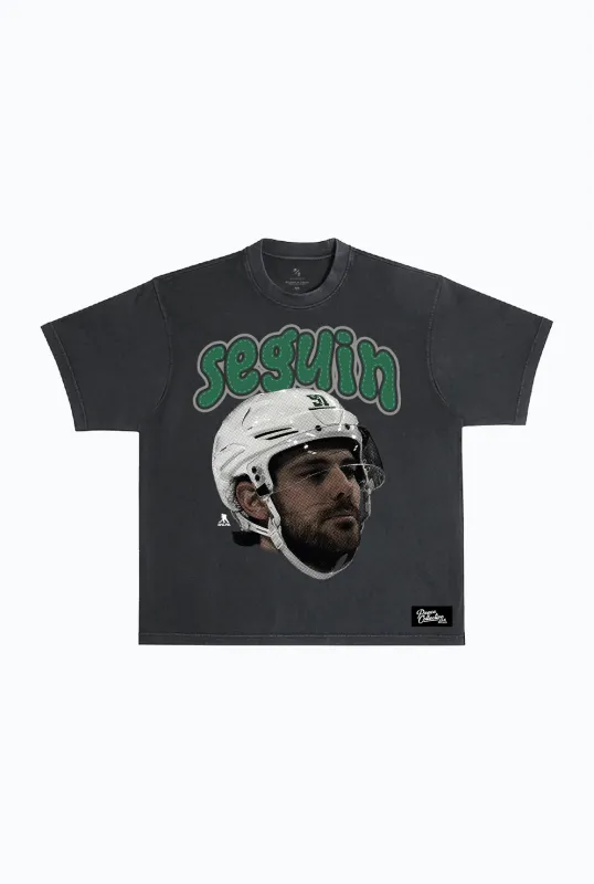 Tyler Seguin Heavyweight Garment Dyed T-Shirt - Black sold by Peace-Collective